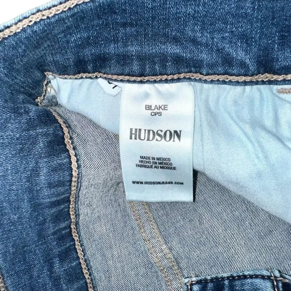 NWOT Hudson Blake Paint Splatter Slim Fit Jeans 31 in CPS
